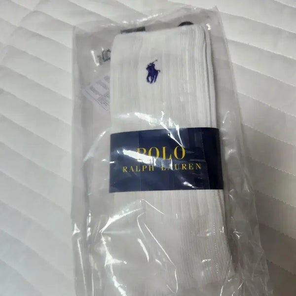 [BUNJANG] Polo Ralph Lauren Men's Socks White / 폴로 랄프로렌 양말 화이트 새상품