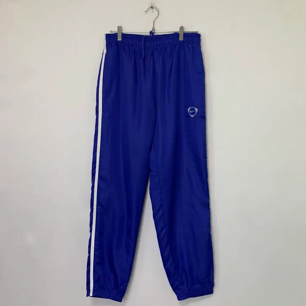 [BUNJANG] Nike 00s Blue Track Pants with Zipper Detail / 나이키 00s 바람막이st 밴딩 트랙팬츠 트레이닝 지퍼 디테일 바지 블루 80