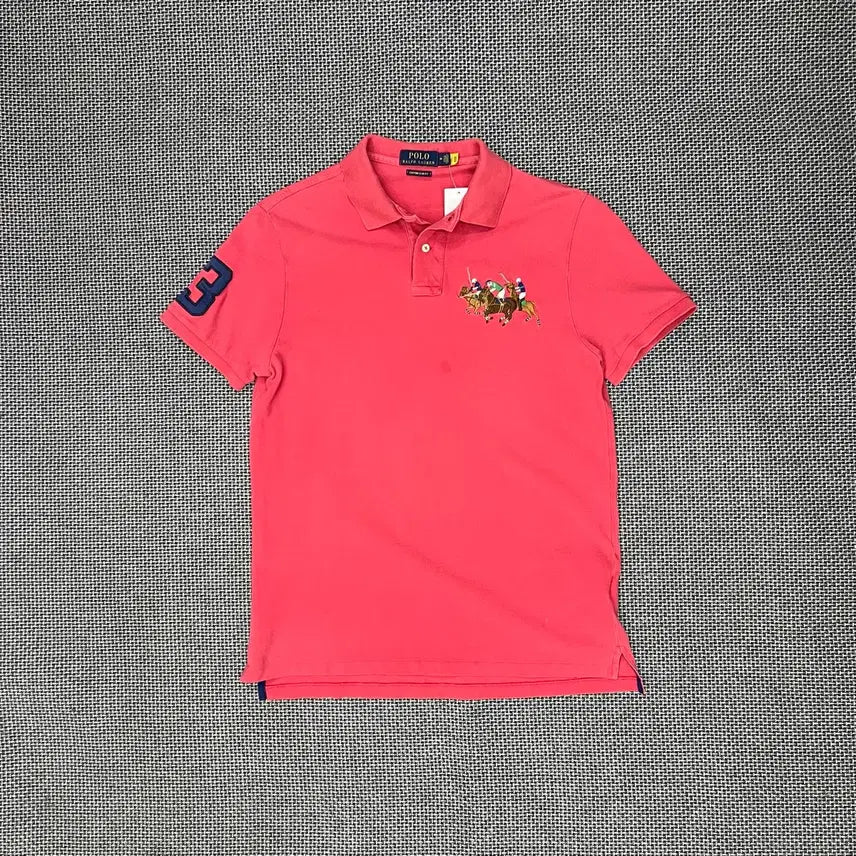 [BUNJANG] Polo Ralph Lauren Double Big Pony PK T-shirt / 폴로 인디핑크 더블빅포니 pk