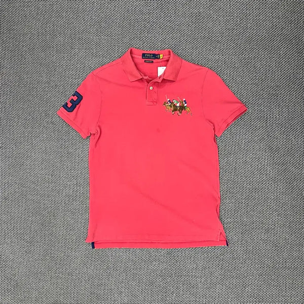[BUNJANG] Polo Ralph Lauren Double Big Pony PK T-shirt / 폴로 인디핑크 더블빅포니 pk