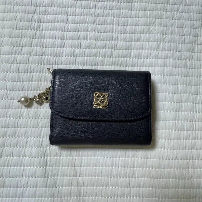 [BUNJANG] Louis Quatorze Black Bi-fold Wallet / 루이까또즈 블랙 2단 반지갑