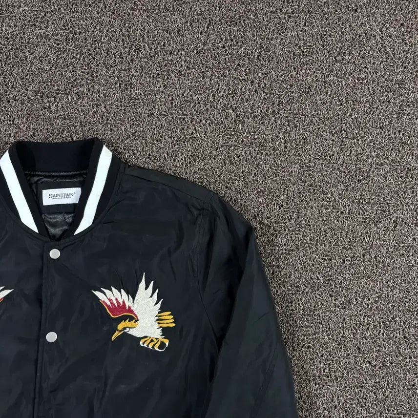 [BUNJANG] Saintpain Eagle Embroidery Stadium Jacket / 세인트패인 이글 자수 스타디움 자켓