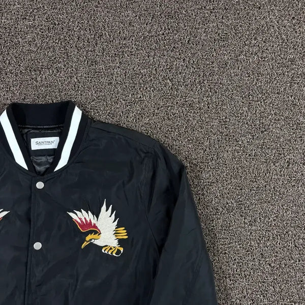 [BUNJANG] Saintpain Eagle Embroidery Stadium Jacket / 세인트패인 이글 자수 스타디움 자켓