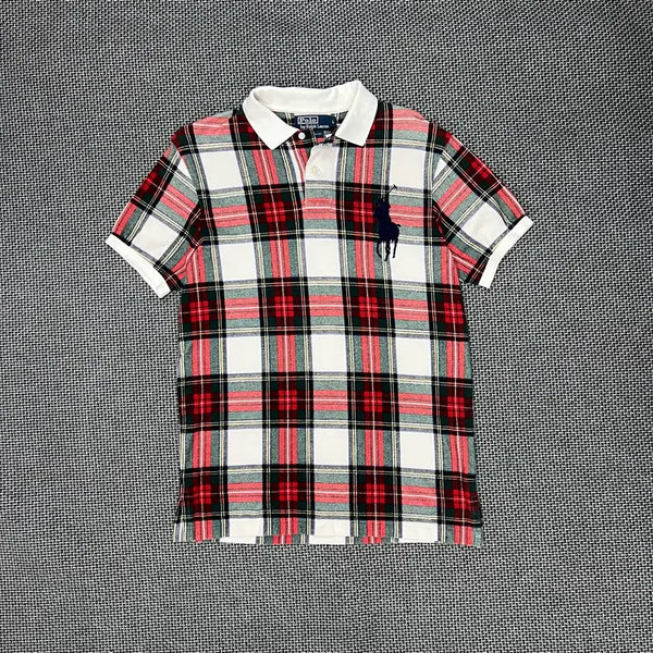 [BUNJANG] Polo Ralph Lauren Big Pony Check Short Sleeve Polo Shirt L / 폴로 체크 빅포니 pk