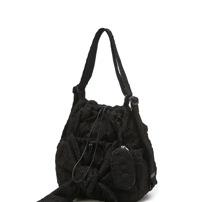 [BUNJANG] Atelier Vanessa Bruno Le Bon Lace Ribbon Backpack Black S / 아떼바네사브루노 르봉 레이스 리본 백팩 / 블랙 S