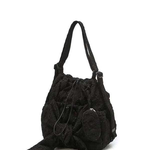 [BUNJANG] Atelier Vanessa Bruno Le Bon Lace Ribbon Backpack Black S / 아떼바네사브루노 르봉 레이스 리본 백팩 / 블랙 S