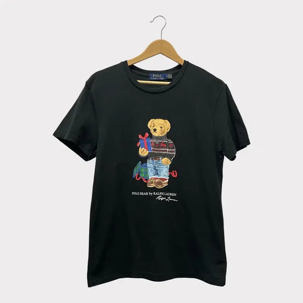 [BUNJANG] Polo Ralph Lauren Bear Short Sleeve T-Shirt Black / [M] 폴로랄프로렌 베어 반팔티 블랙