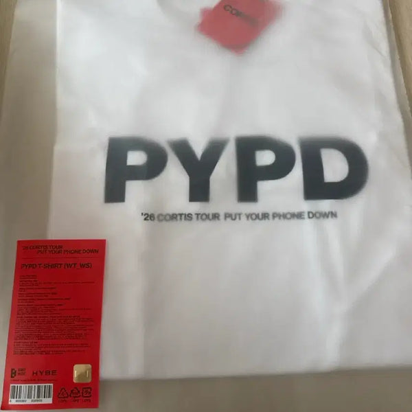 [BUNJANG] PYPD Cortez Tour Short Sleeve T-Shirt / PYPD 26 CORTIS TOUR 반팔 티셔츠 코르티스