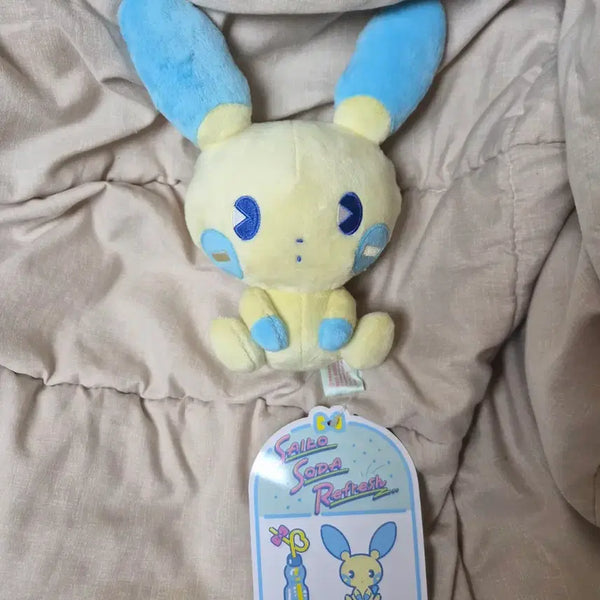 [BUNJANG] Psycho Soda Pokemon Mineral Cider Refresh Plush - Pikachu, Raichu, Mew, Bulbasaur, Psyduck, Squirtle, Snorlax, Piplup, Alolan Vulpix, Jirachi, Marill, Larvitar, Togepi / 마이농 판매) 포켓몬 사이코 소다 미네랄 사이다 리프레쉬 인형 부산 팝업 피츄 라이츄 뮤 이상해씨 고라파덕 꼬부기 플러시 먹고자 팽도리