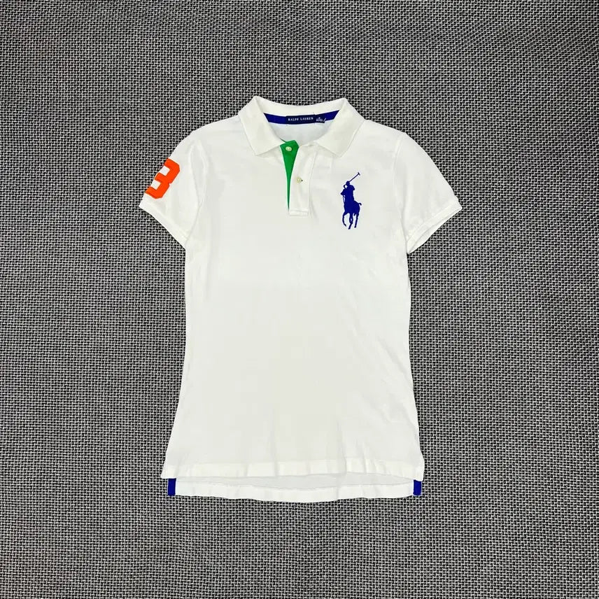 [BUNJANG] Ralph Lauren Multicolor Slim Fit Big Pony Polo Shirt / 랄프로렌 멀티컬러 슬림핏 빅포니 pk