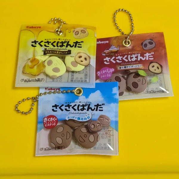 [BUNJANG] Sakusaku Panda Gacha Keychain Bundle Set / 사쿠사쿠판다 키링 가챠 일괄