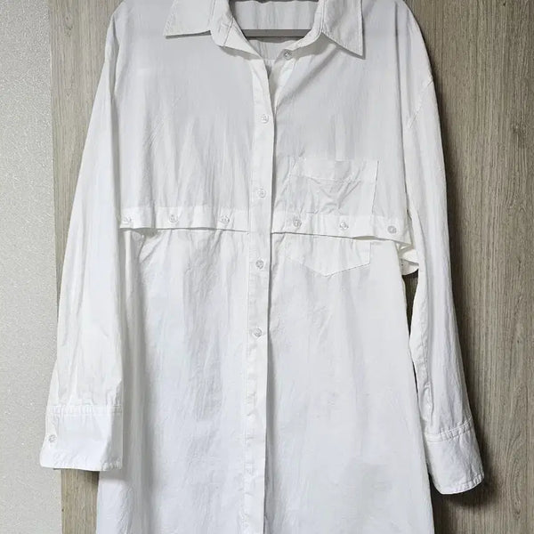 [BUNJANG] Zara Cropped & Long White Shirt / [무배] 자라 크롭 & 롱 화이트 셔츠