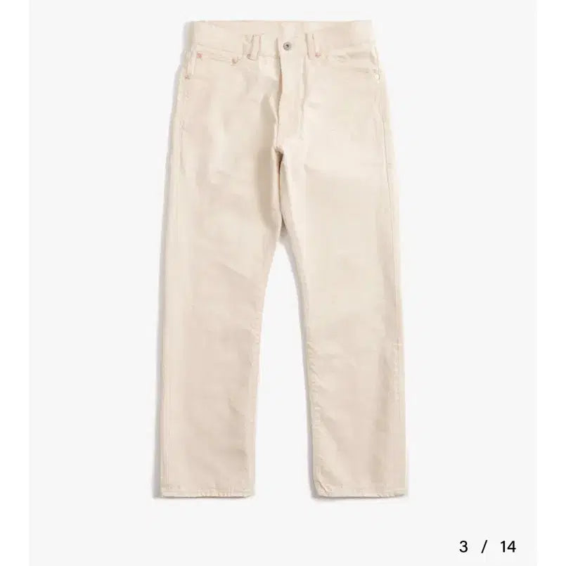 [BUNJANG] Boogie Holiday 07 Ecru Denim Pants (M / 30-31) / 부기홀리데이 07 에크루 데님팬츠(M / 30)
