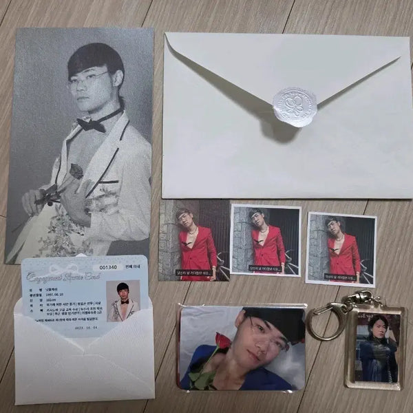 [BUNJANG] NIMOL CASH Engagement Certificate Set & Keyring / 닛몰캐쉬 굿즈(약혼증세트, 키링)