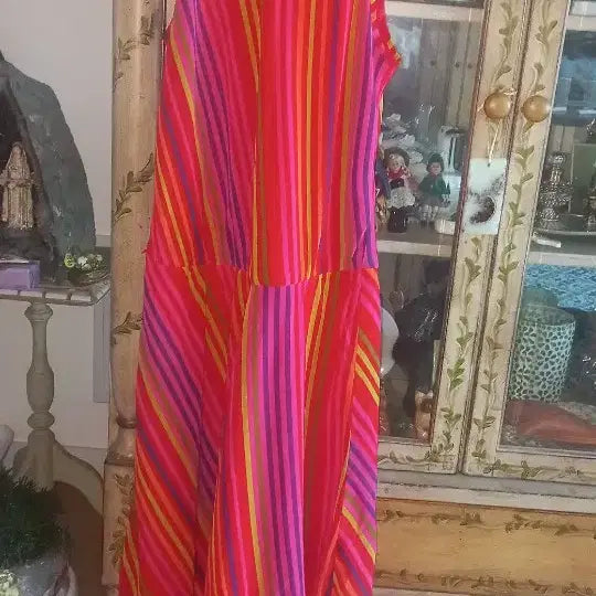 [BUNJANG] Nine West Chiffon Maxi Dress / 미국브랜드 Nine West  여름 쉬폰 원피스