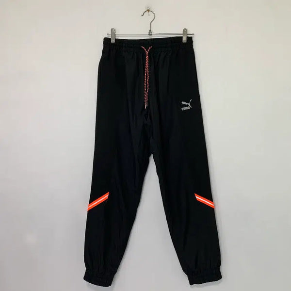 [BUNJANG] Puma Men's Lightweight Colorblock Jogger Track Pants / 푸마 PUMA 바스락 트레이닝 조거팬츠 형광 배색 밴딩 트랙팬츠 남성S