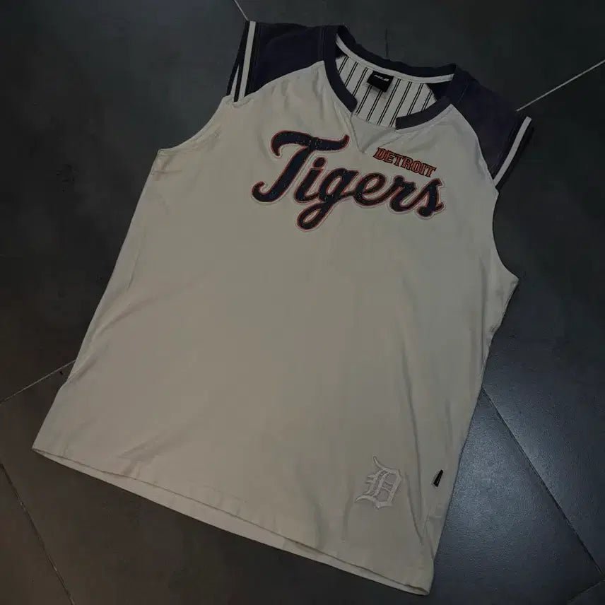 [BUNJANG] MLB Detroit Tigers Sleeveless T-Shirt / MLB 디트로이트 타이거즈 민소매 티셔츠