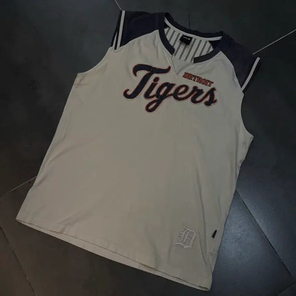 [BUNJANG] MLB Detroit Tigers Sleeveless T-Shirt / MLB 디트로이트 타이거즈 민소매 티셔츠