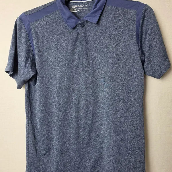 [BUNJANG] Nike Men's Golf Dri-FIT Short Sleeve Polo Shirt - Navy / (M) 나이키 남성골프 반팔 카라티 네이비