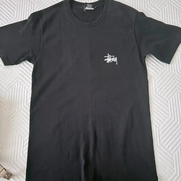 [BUNJANG] Stussy Basic Logo Short Sleeve T-Shirt Black (S) / 스투시 반팔티 블랙s