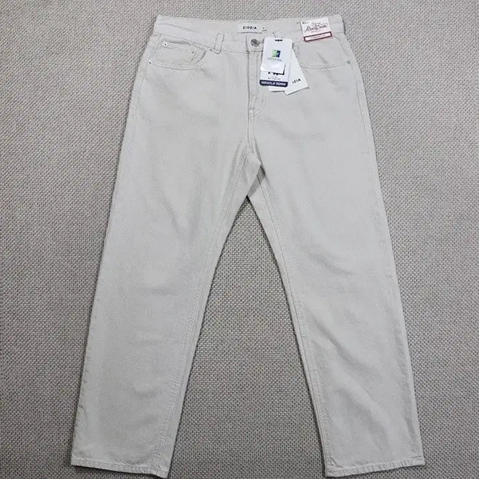 [BUNJANG] Ziozia Straight Fit Cotton Pants (Size 32) / (정품,새옷)지오지아 스트레이트핏 면바지 (32)