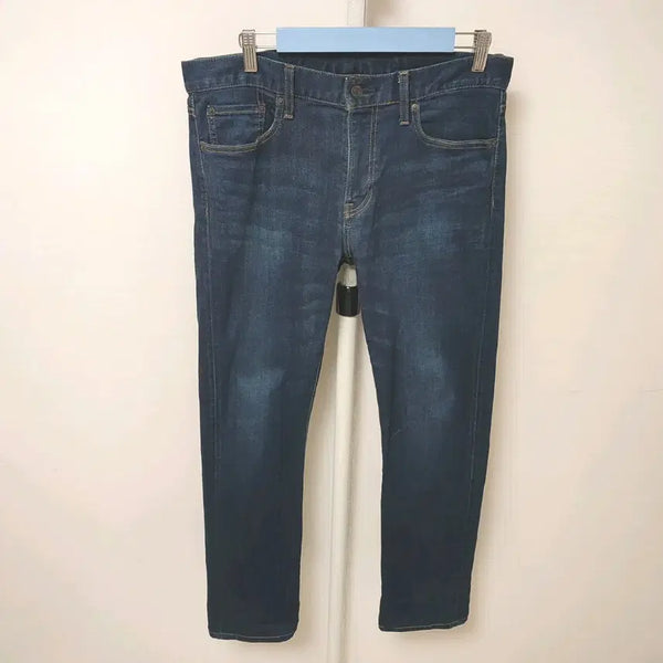 [BUNJANG] Uniqlo Men's Stretch Denim Jeans / [33] 유니클로 남성 스판 청바지 데님팬츠
