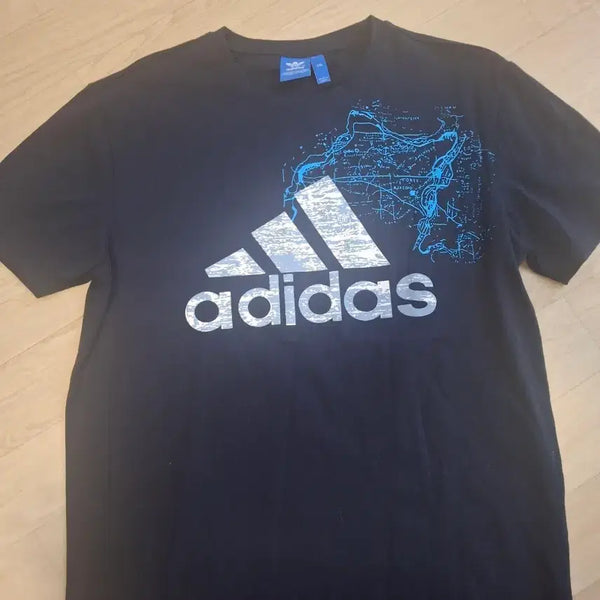 [BUNJANG] Adidas Logo Printing Short Sleeve T-Shirt Black XL / 아디다스 로고 프린팅 반팔 티셔츠 블랙