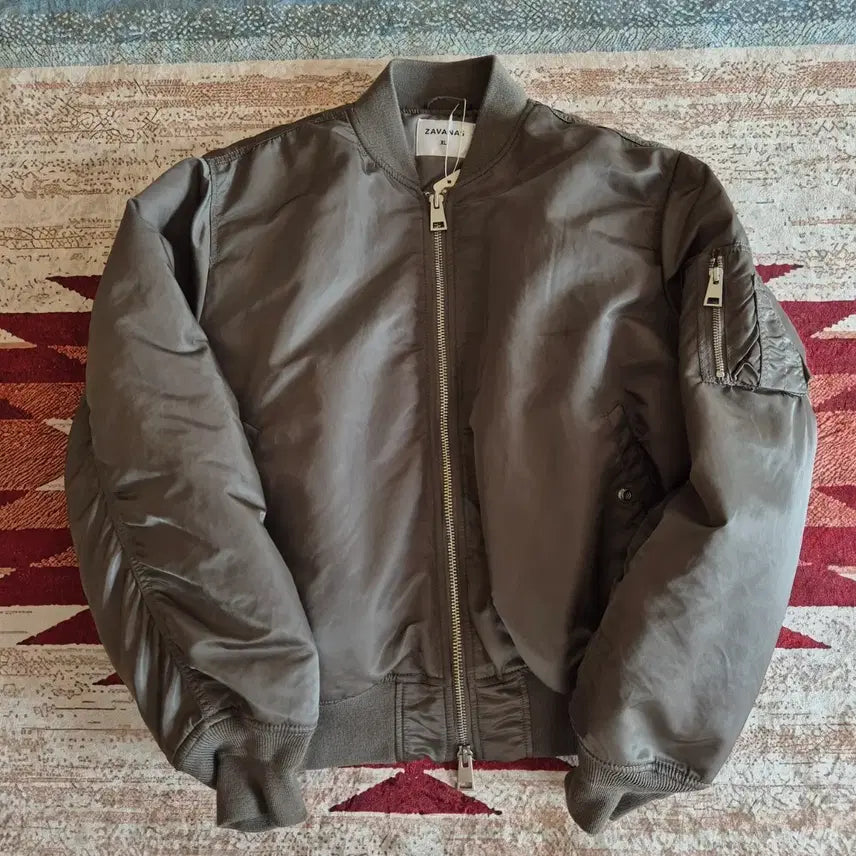 [BUNJANG] ZAVANAS Side Pocket Two-Way MA-1 Bomber Jacket XL(105) / ZAVANAS 자바나스 사이드포켓 투웨이 봄버 MA-1 항공점퍼 XL(105)