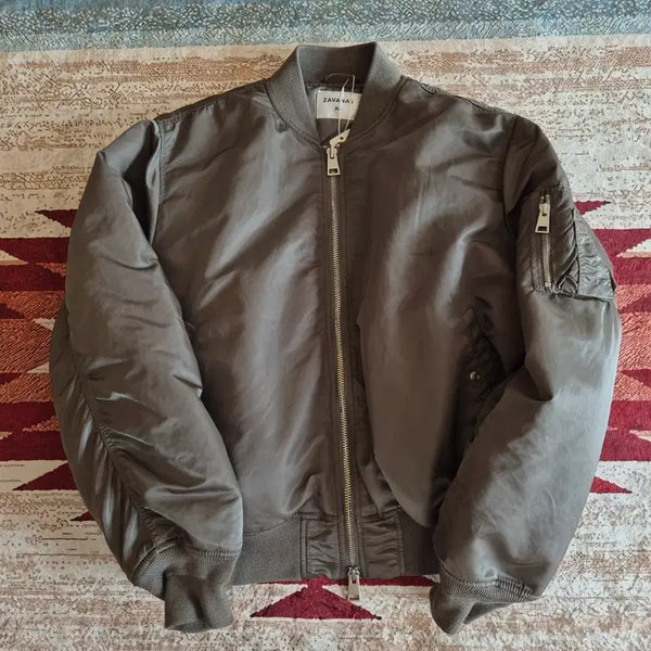 [BUNJANG] ZAVANAS Side Pocket Two-Way MA-1 Bomber Jacket XL(105) / ZAVANAS 자바나스 사이드포켓 투웨이 봄버 MA-1 항공점퍼 XL(105)