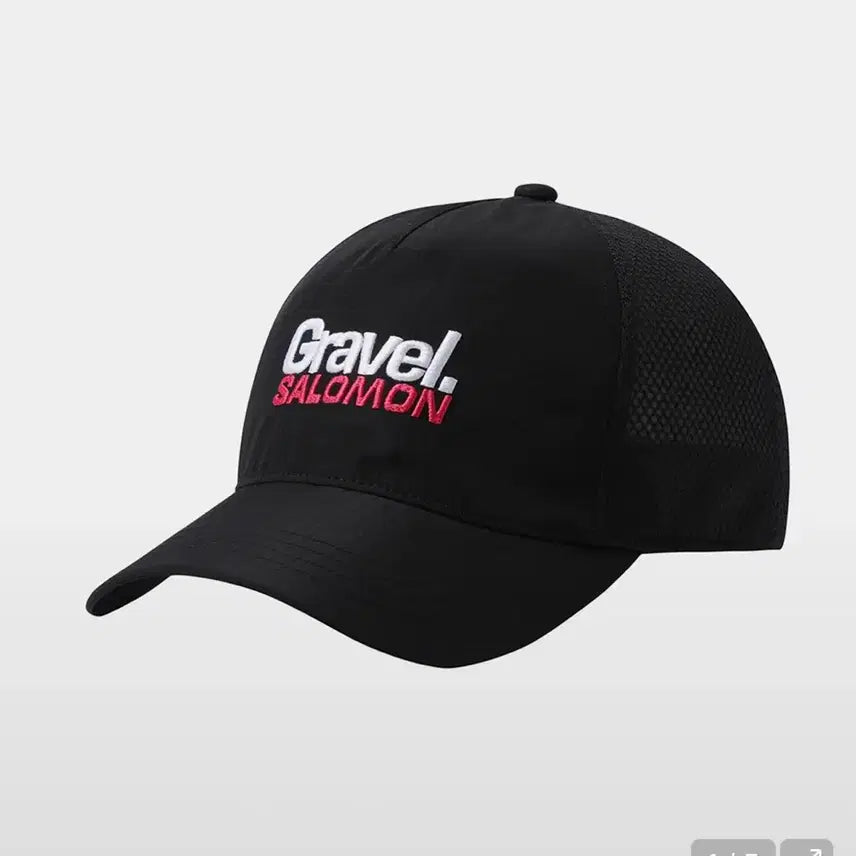 [BUNJANG] Salomon Gravel Trucker Cap Black / 살로몬 그래블 트러커 캡 블랙 새상품