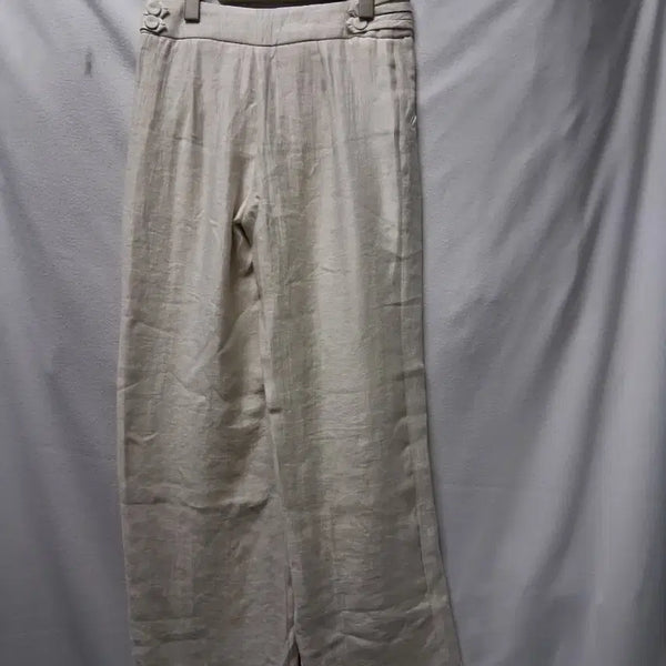 [BUNJANG] Linen Wide Pants Beige Size 26 / 린넨 와이드 팬츠 베이지26인지