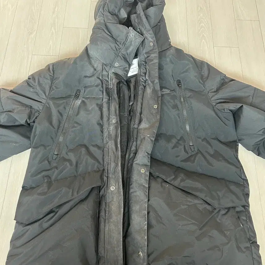 [BUNJANG] Nike Storm-FIT City Series Woven Down Parka Jacket Black XL / 나이키 스톰피트 시티 시리즈 우븐 다운 파카 패딩 블랙 (XL)