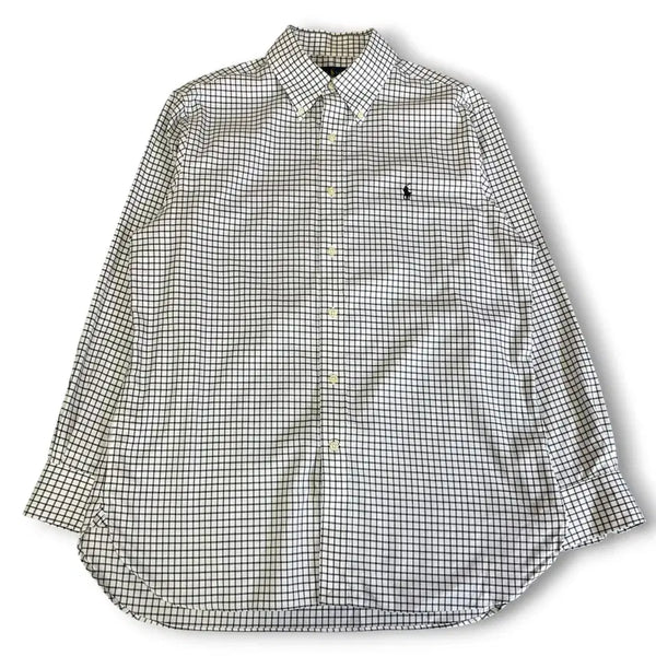 [BUNJANG] Polo Ralph Lauren Plaid Button-Down Shirt / 폴로랄프로렌 그래프 체크 버튼다운 셔츠 XL
