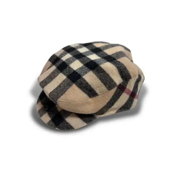 [BUNJANG] Burberry Wool Cashmere Nova Check Hunting Cap / 버버리 울캐시미어 노바체크 헌팅캡