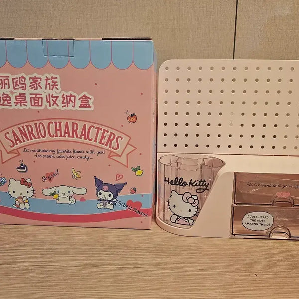 [BUNJANG] Sanrio Characters Hello Kitty Desk Organizer / 산리오 캐릭터즈 헬로키티 책상 정리함 수납함(새상품)