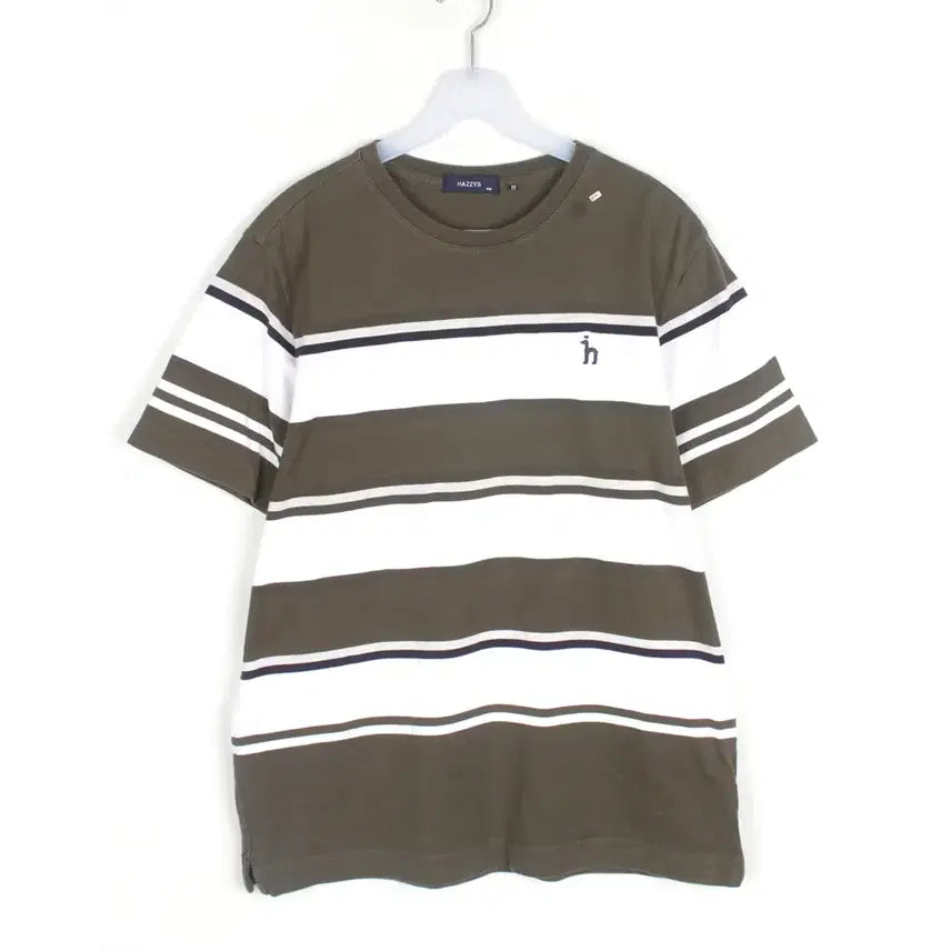 [BUNJANG] Hazzys Men's Round Neck Short Sleeve T-Shirt Cotton RT2630 / 헤지스 반팔 라운드티 남성L 면티 티셔츠 RT2630