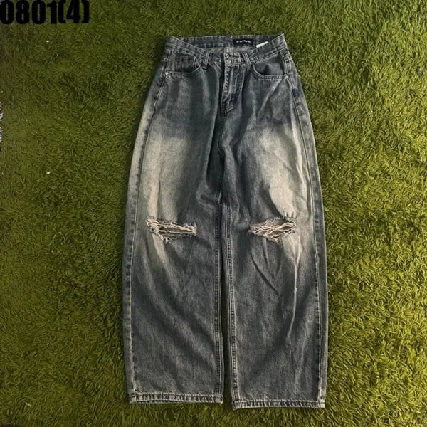 [BUNJANG] S-Bin Armored Candied Straight Fit Denim Pants / s-bin 스트레이트 핏 데님 팬츠 "}
