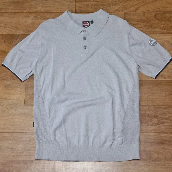 [BUNJANG] Kolmar Golf Men's Short Sleeve Knit T-Shirt (Size 95) / 콜마 골프 남성 반팔 니트소재 반팔티 95