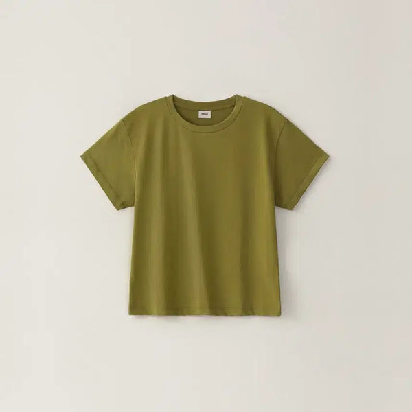[BUNJANG] PEBBLEM 40's Round T-Shirt 2 Olive / 페블엠 PEBBLEM 40's Round T-Shirt 2 올리브