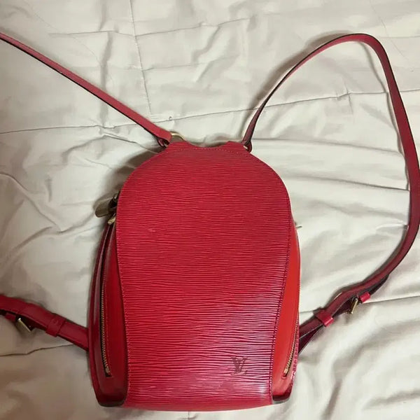 [BUNJANG] Louis Vuitton Epi Leather Red Backpack / 루이비통 에피 레드 백팩 (정품)