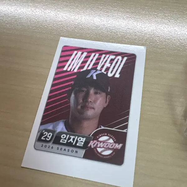 [BUNJANG] Kiwoom Heroes Im Ji-yeol Player Sticker / 키움 히어로즈 임지열 선수 띠부씰