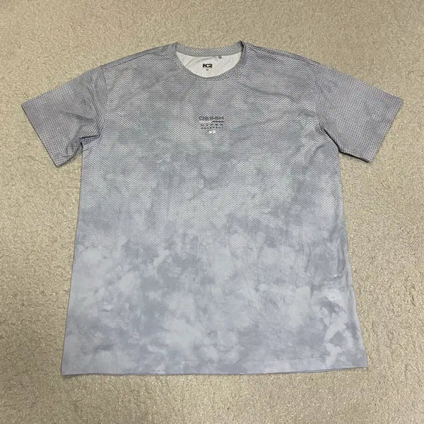 [BUNJANG] K2 Men's Functional Short-Sleeve T-Shirt Grey / K2 남성 기능성 반팔 티셔츠 그레이 95