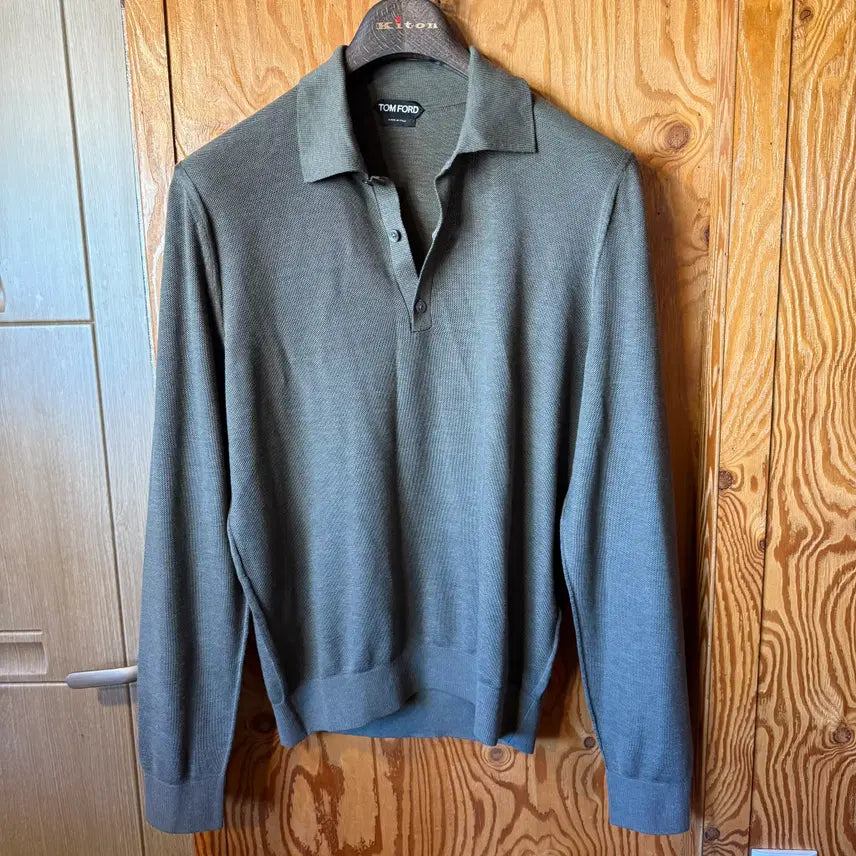 [BUNJANG] Tom Ford Silk Cotton Polo Shirt / 톰포드 실크 코튼 폴로 셔츠 판매 합니다.