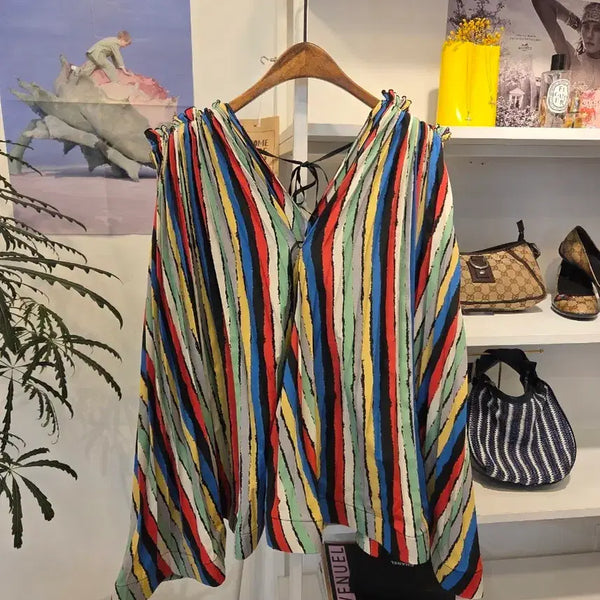 [BUNJANG] Pleated Sleeveless Blouse / 플리츠 주름 슬리브리스 민소매 블라우스