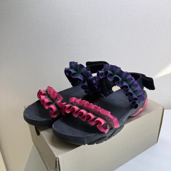 [BUNJANG] SUECOMMA BONNIE Kankan Sandals Purple Pink Size 230 / 슈콤마보니 캉캉 샌들 퍼플 핑크 230 (360 사이즈)