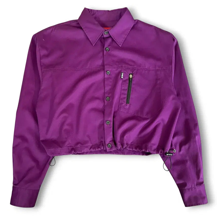 [BUNJANG] ESC Studio Purple Work Shirt Jacket / ESC스튜디오 퍼플 워크 셔츠 자켓