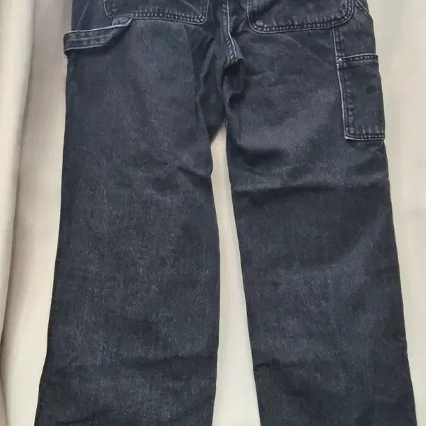 [BUNJANG] Maison Minette Black Washed Denim Pants / 메종 미네드 블랙 워싱 데님 팬츠