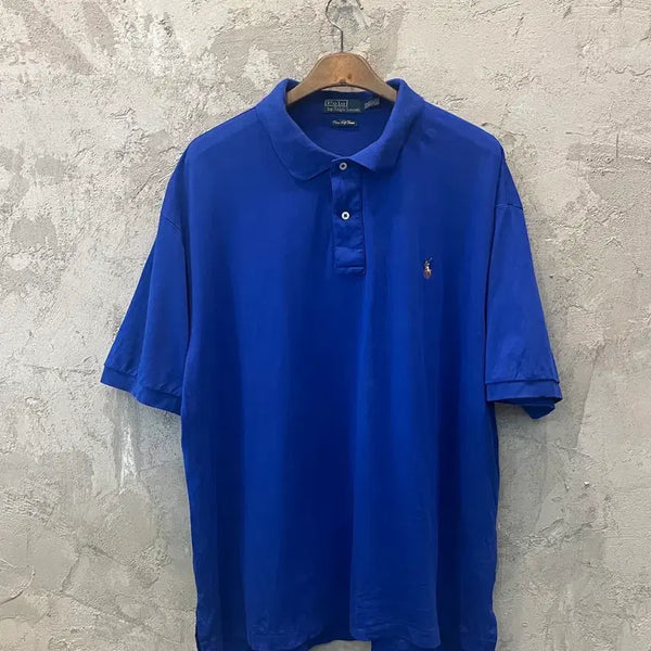 [BUNJANG] Polo Ralph Lauren T-shirt Blue 2XL / (2XL)폴로 랄프로렌 카라티 블루