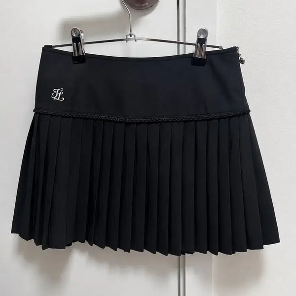 [BUNJANG] Fair Liar Golf Wear Pleated Skirt Black 2XS / 페어라이어 골프웨어 플리츠 스커트 2XS 블랙 새상품