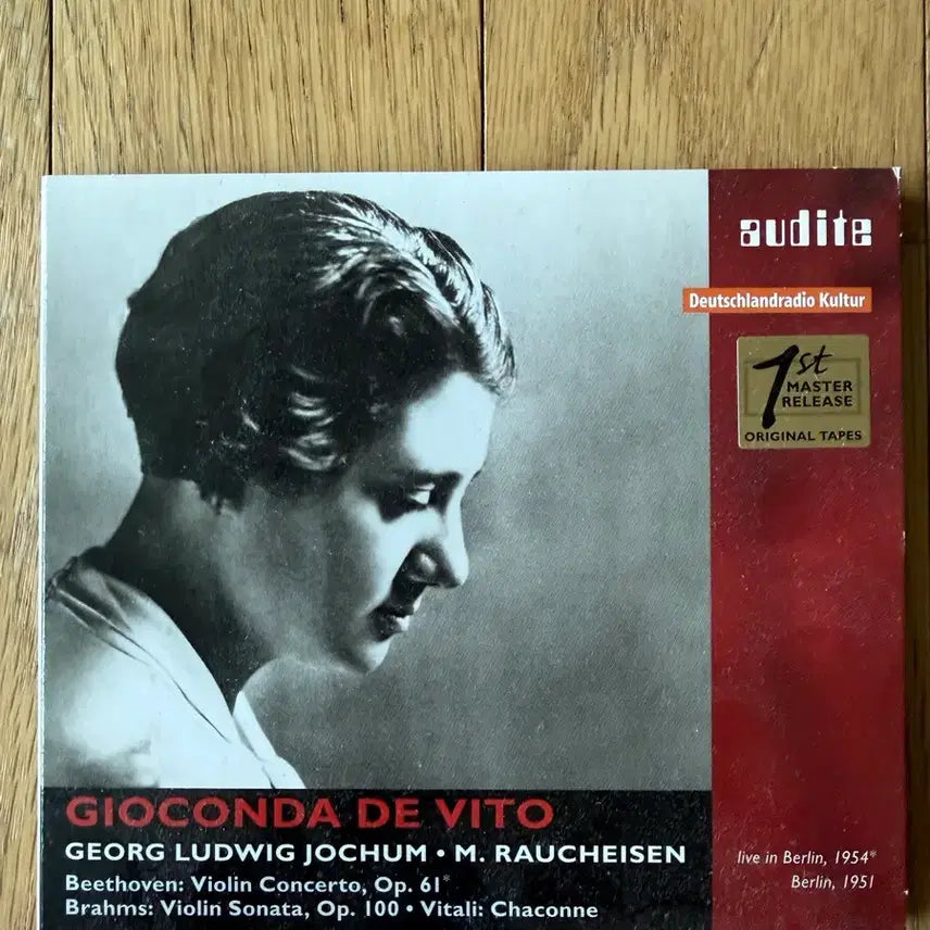 [BUNJANG] Gioconda de Vito Plays Beethoven, Brahms, and Vitali: Violin Concertos & Sonatas / 수입] 베토벤 : 바이올린 협주곡 / 브람스 : 바이올린 소나타 / 비탈리 샤콘느